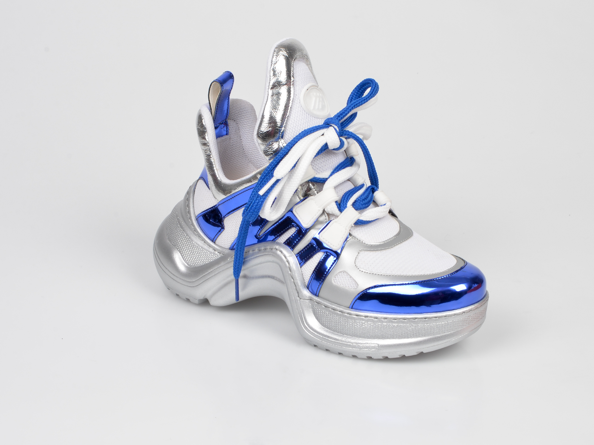 Pantofi sport GRYXX gri, MK1043, din piele ecologica