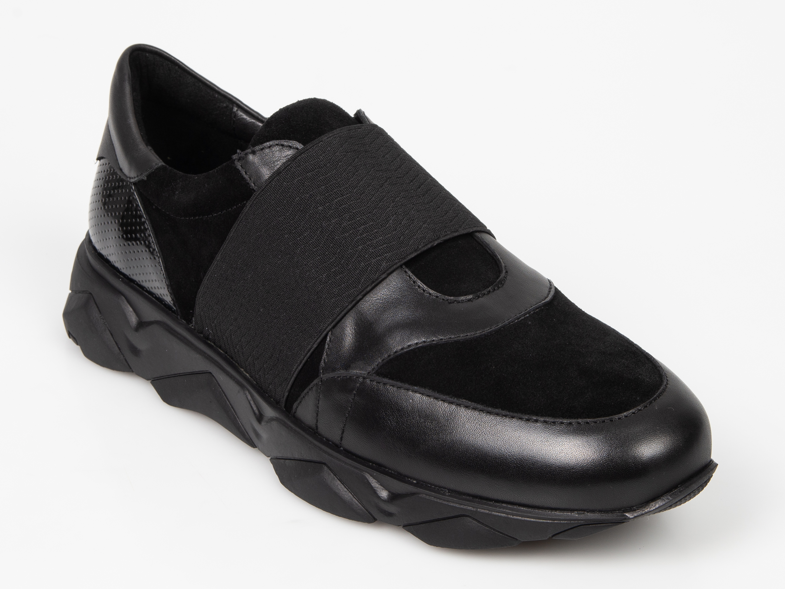 Pantofi GRYXX negri, 3004, din piele naturala