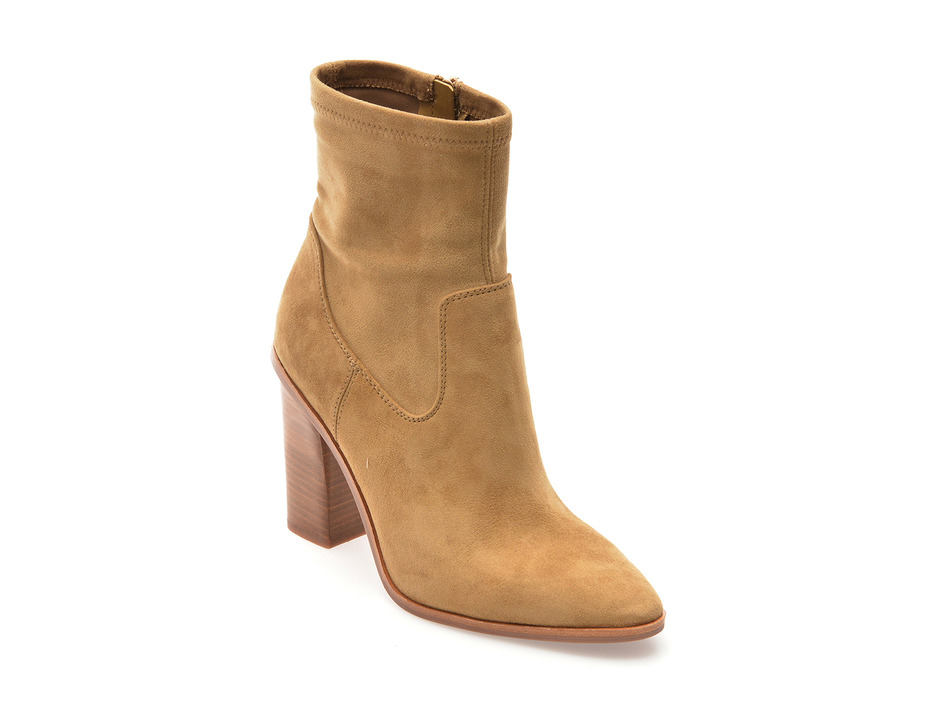 Botine casual ALDO nude, 13806161, din piele intoarsa