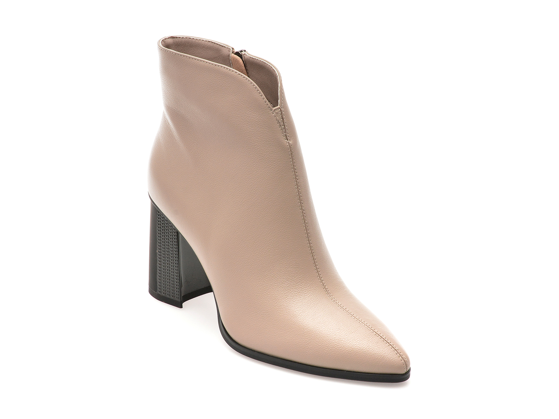 Botine casual EPICA gri, DX717, din piele naturala