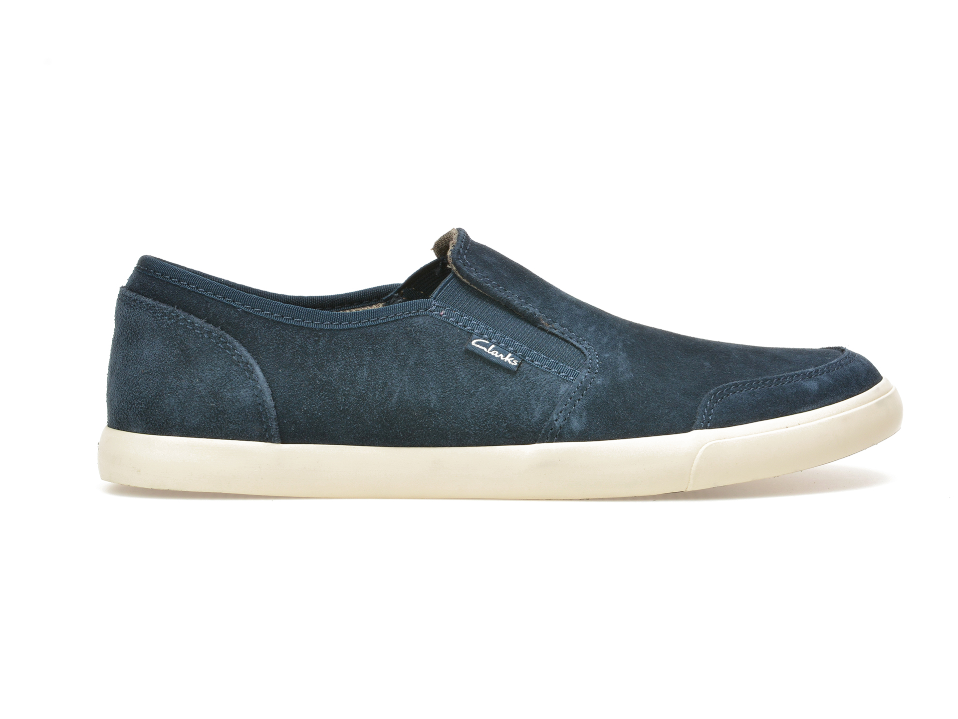 Espadrile CLARKS bleumarin, 6107640, din piele intoarsa