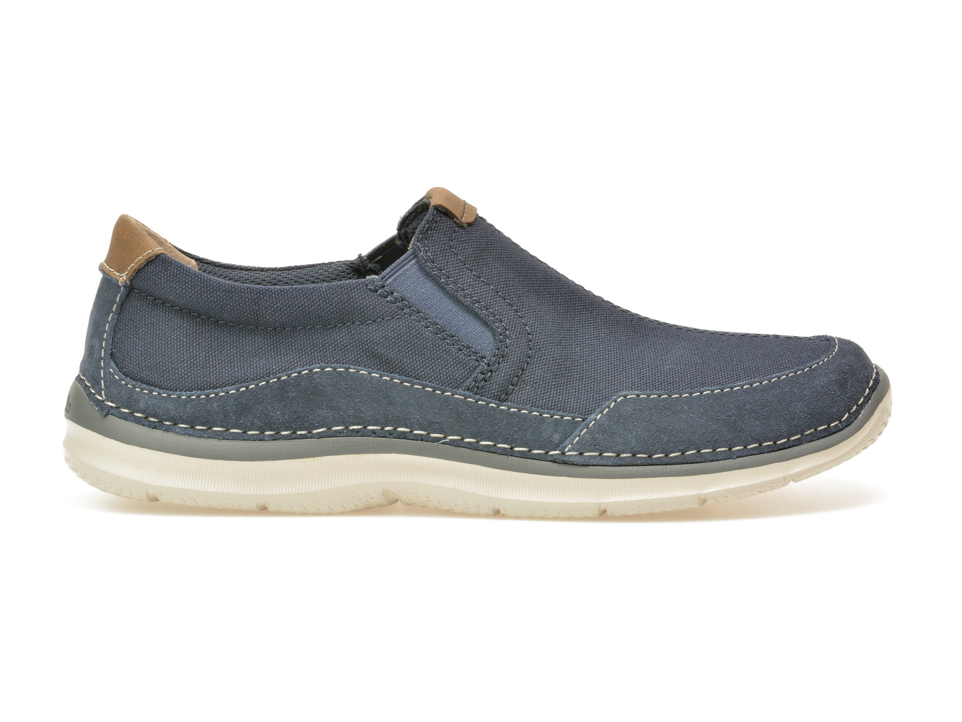 Pantofi CLARKS albastri, 6114176, din material textil