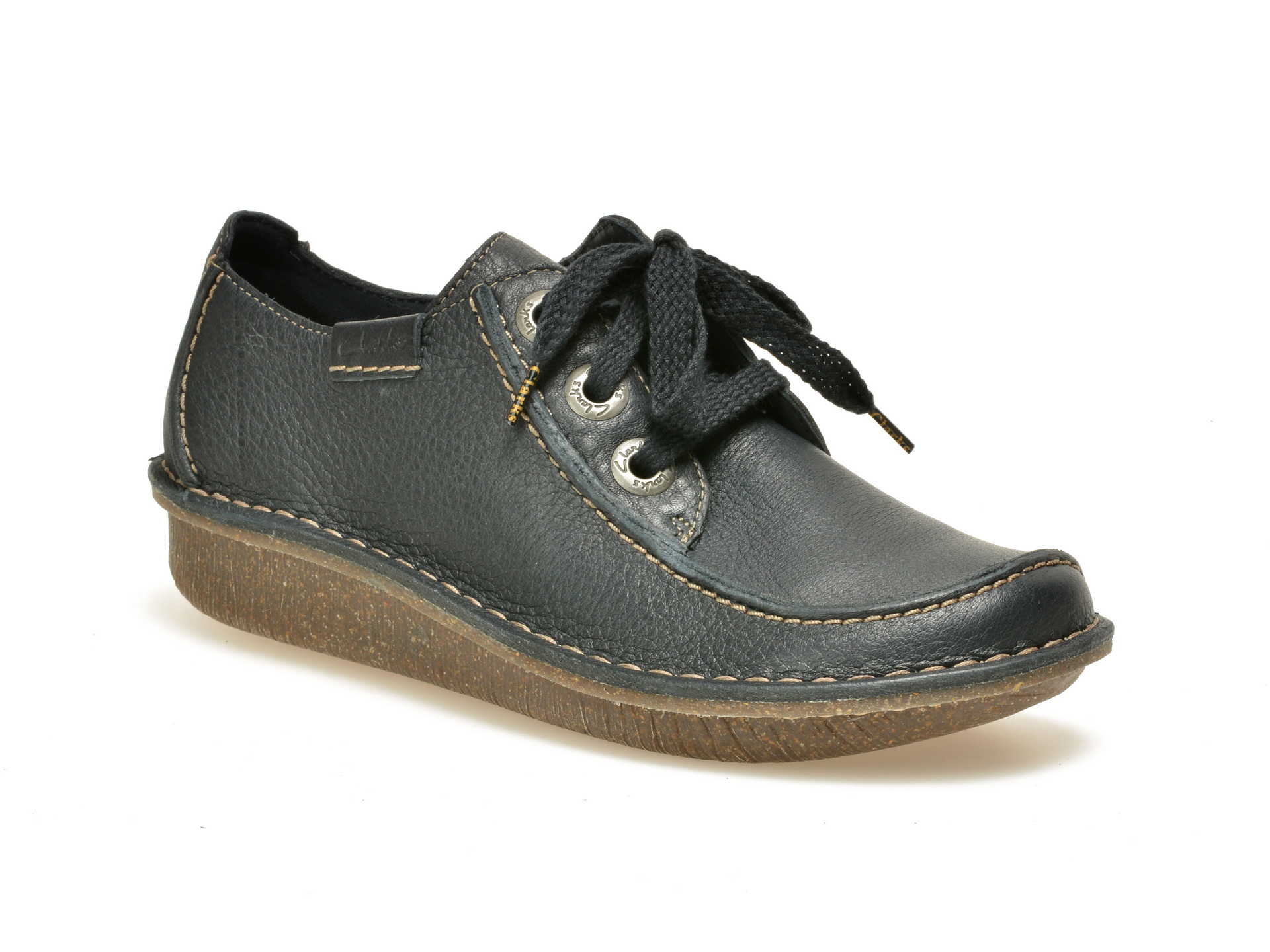 Pantofi CLARKS bleumarin, 301123, din piele naturala