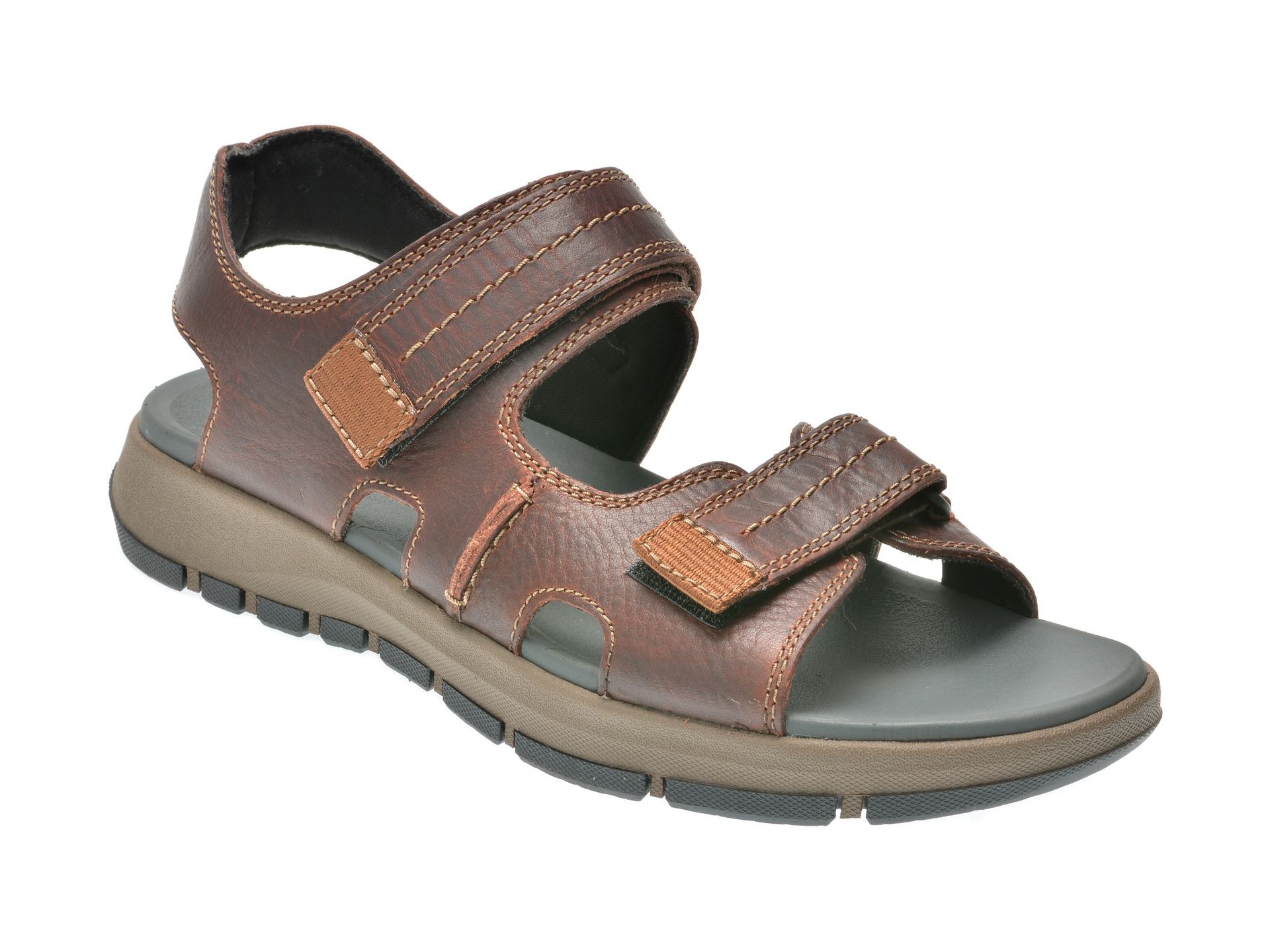 Sandale CLARKS maro, 6131549, din piele naturala