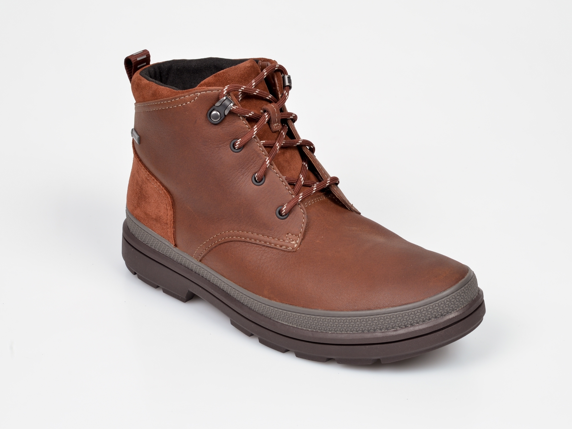 Bocanci CLARKS maro, RushwayMid GTX, din piele naturala