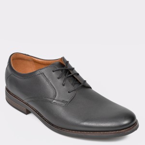 Pantofi CLARKS negri, Becklac, din piele naturala