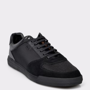 Pantofi sport HUGO BOSS negri, 2135, din material sintetic