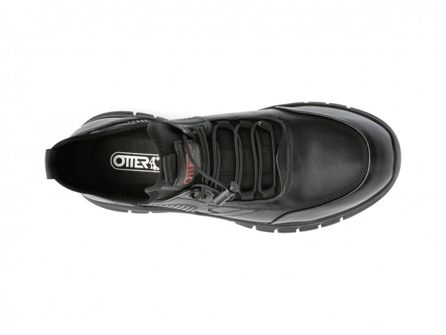 cat allowance regulate Pantofi OTTER negri, E600013, din piele naturala | otter.ro