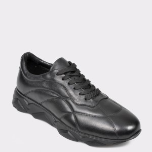 Pantofi sport GRYXX negri, 3006, din piele naturala