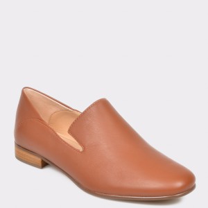 Pantofi CLARKS maro, Pure Viola, din piele naturala