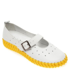 Pantofi FLAVIA PASSINI albi, 4261009, din piele naturala