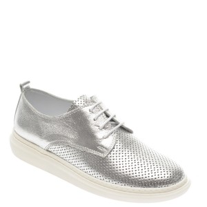 Pantofi FLAVIA PASSINI argintii, 1022022, din piele naturala