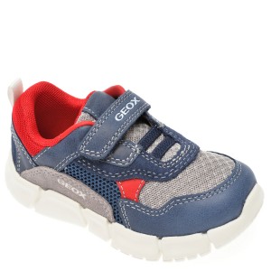 Pantofi sport GEOX bleumarin, B022TA, din material textil si piele naturala