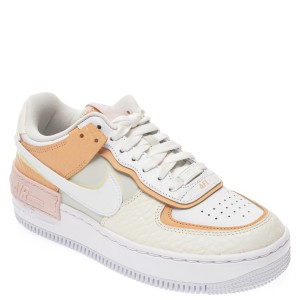 Pantofi sport NIKE albi, Af1 Shadow Se, din piele naturala