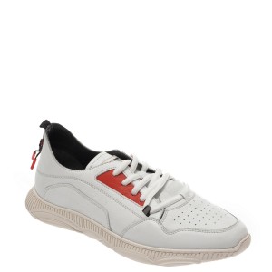 Pantofi sport OTTER albi, 37101, din piele naturala