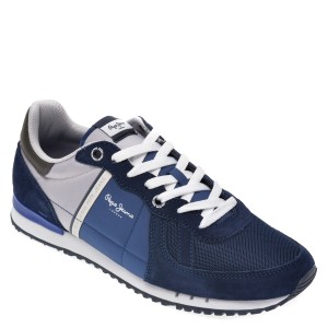 Pantofi sport PEPE JEANS bleumarin, MS30612, din material textil