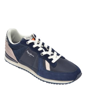 Pantofi sport PEPE JEANS bleumarin, MS30621, din material textil