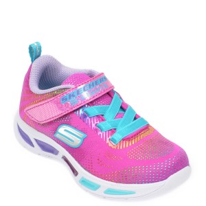 Pantofi sport SKECHERS roz, Litebeams Gleam N Dream, din material textil