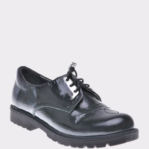Pantofi pentru copii SELECTIONS KIDS negri, G2357, din piele naturala