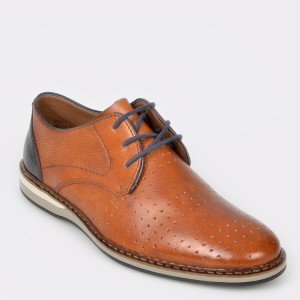 Pantofi RIEKER maro, 16811, din piele naturala