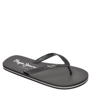 Slapi PEPE JEANS negri, MS70035, din pvc