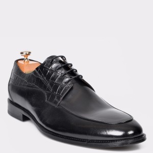 Pantofi LE COLONEL negri, 42279, din piele naturala
