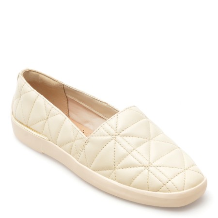Pantofi ALDO albi, QUILTEN115, din piele naturala