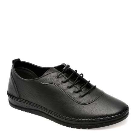 Pantofi casual FLAVIA PASSINI negri, CS581, din piele naturala