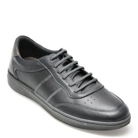 Pantofi casual OTTER bleumarin, 3421, din piele naturala