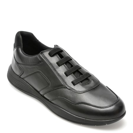 Pantofi GEOX negri, U45BXE, din piele naturala