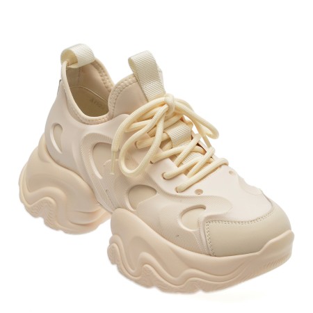 Pantofi Sport FLAVIA PASSINI albi, A192, din material textil