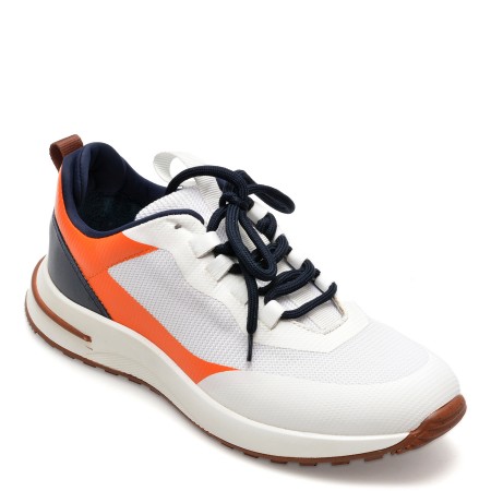 Pantofi sport PESETTO albi, 294001, din material textil