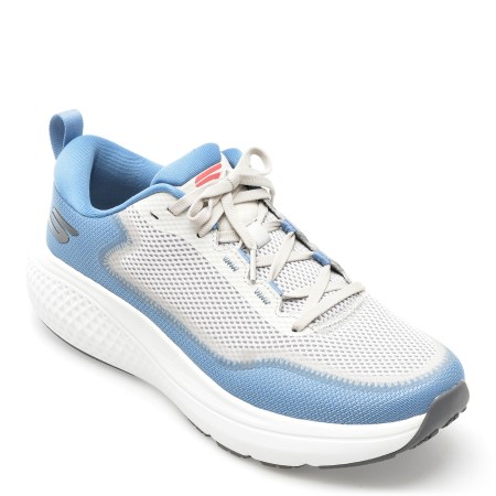 Pantofi sport SKECHERS albastri, GO RUN SUPERSONIC MAX, din material textil
