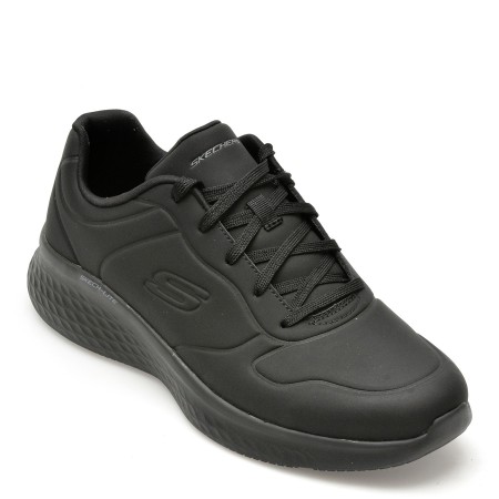 Pantofi sport SKECHERS negri, SKECH-LITE PRO, din piele ecologica