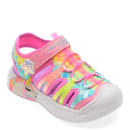 Pantofi sport SKECHERS roz, 303102N, din material textil