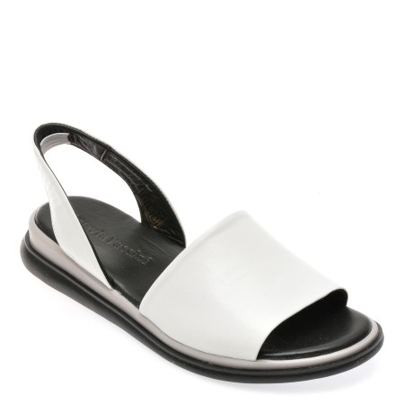 Sandale casual FLAVIA PASSINI alb-negru, 347857, din piele naturala