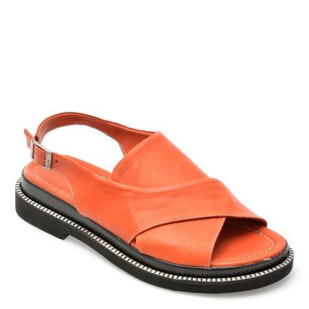 Sandale casual MAGRIT portocalii, 20, din piele naturala