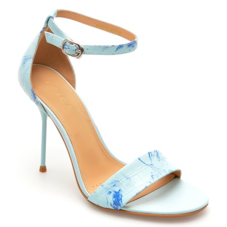 Sandale elegante EPICA albastre, 6791, din piele naturala