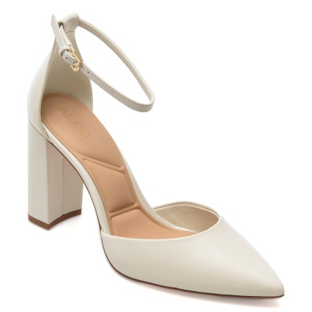 Pantofi ALDO albi, FAITH121, din piele naturala, femei