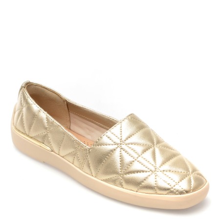 Pantofi ALDO aurii, QUILTEN711, din piele naturala, femei