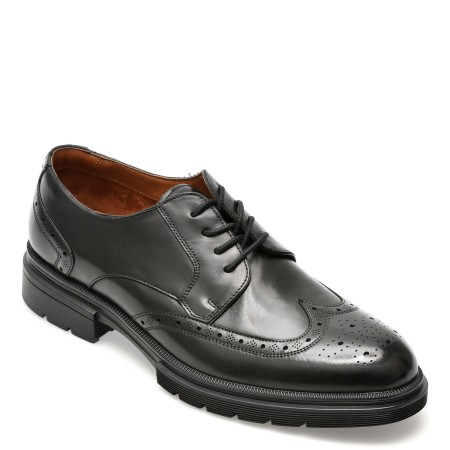 Pantofi ALDO negri, LERMAN001, din piele naturala, barbati