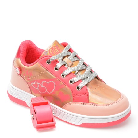 Pantofi BREEZY ROLLERS roz, 2223121, din piele ecologica, fetite