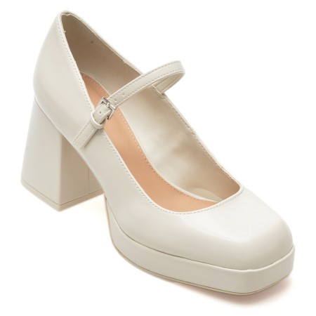 Pantofi casual ALDO albi, 13708112, din piele ecologica, femei