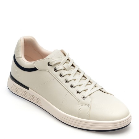 Pantofi casual ALDO albi, 13710837, din piele ecologica, barbati