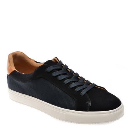 Pantofi casual ALDO bleumarin, 13750433, din material textil si piele intoarsa, barbati