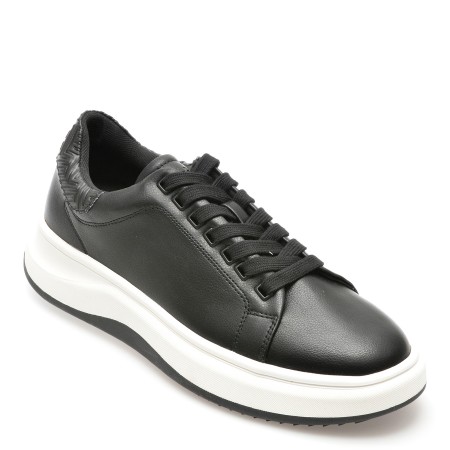 Pantofi casual ALDO negri, 13555894, din piele ecologica, barbati