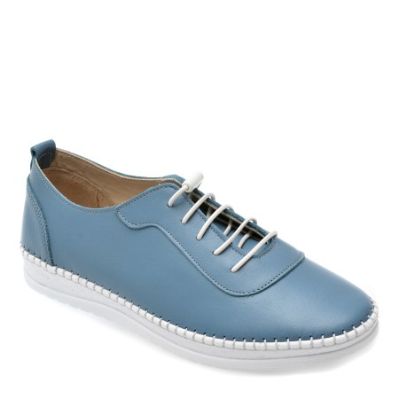 Pantofi casual FLAVIA PASSINI albastri, CS581, din piele naturala, femei