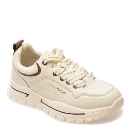 Pantofi casual FLAVIA PASSINI albi, 12, din piele naturala, femei