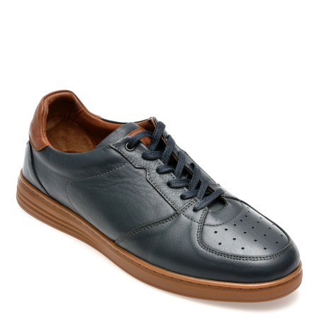 Pantofi casual GRYXX bleumarin, 33948, din piele naturala, barbati