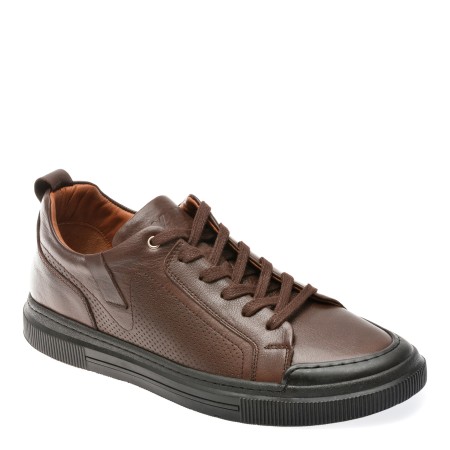 Pantofi casual GRYXX maro, HS496A, din piele naturala, barbati